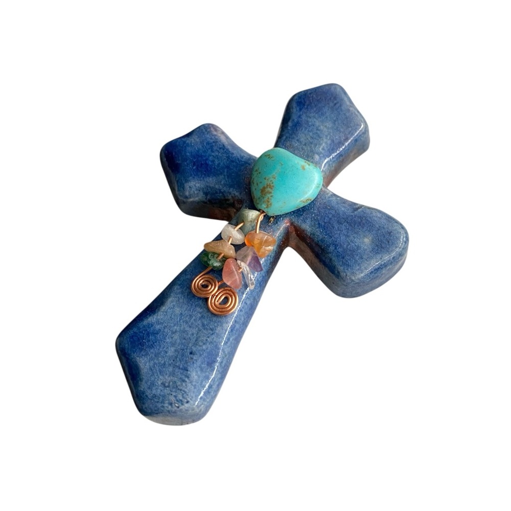 Cross Magnet Turquoise - Picture 3 of 3